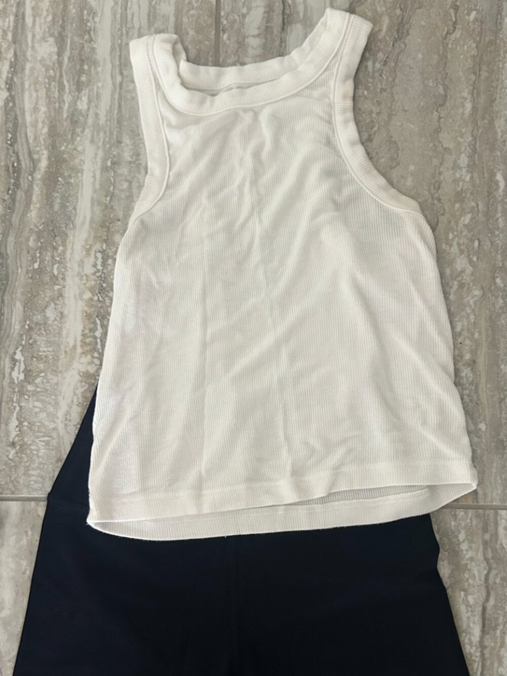 Splits59 tank and biker shorts